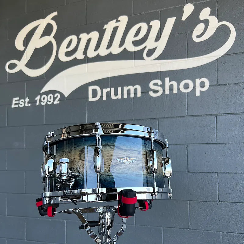 TAMA TWS1465-AIJB STAR Walnut 6.5x14" Snare Drum in Indigo Japanese Sen Burst